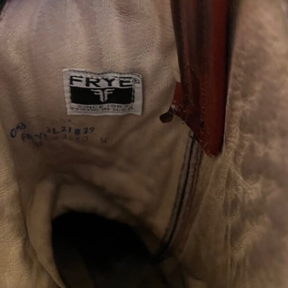 Frye Oxblood Leather Riding Boots 10.5 - Picture 7 of 8